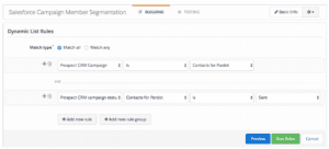 Pardot Dynamic List Salesforce Campaign