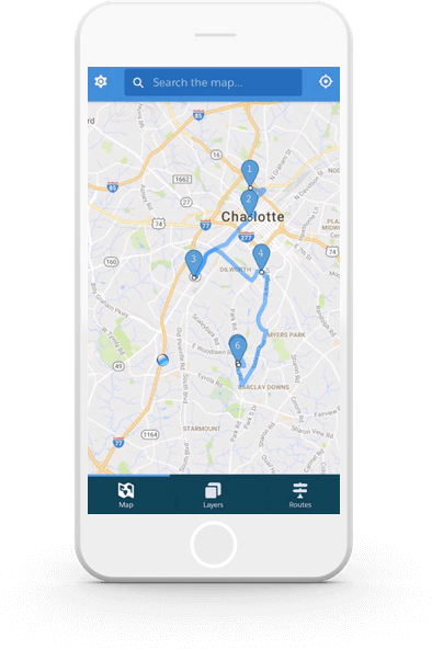 Salesforce Maps hat verschiedene Features: Das Live Tracking, die Datenvisualisierung oder auch das Territory Planning