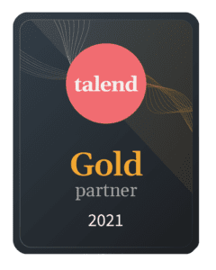 Talend Partner-Logo Gold Rand