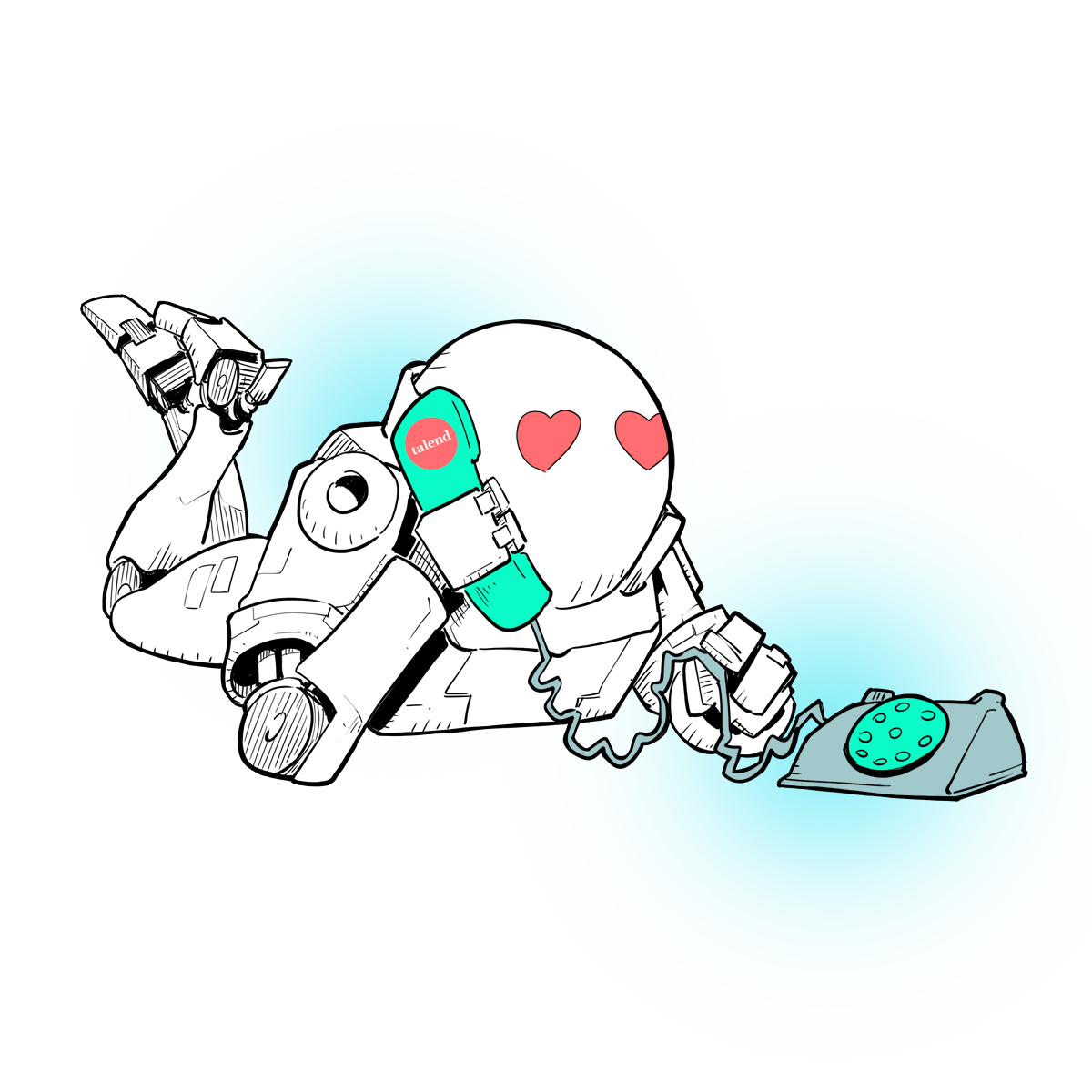 aquilliance Roboter Illustration Talend